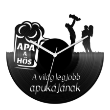  A világ legjobb apukája bakelit óra falióra