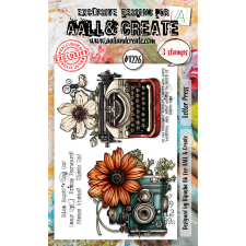 AALL & Create Letter Press Szilikonbélyegző Stamp Set A6 1 db bélyegző