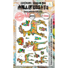 AALL & Create Szilikonbélyegző A6 - Angelic Deer Guardians - Stamp Set (1 db) bélyegző