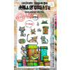 AALL & Create Szilikonbélyegző A6 - Ribboned Whisker Wonders - Stamp Set (1 db)