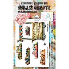 AALL & Create Szilikonbélyegző A6 - Versi Trolley - Stamp Set (1 db) bélyegző