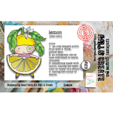AALL & Create Szilikonbélyegző A7 - Lemon - Stamp Set (1 db) bélyegző