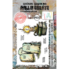 AALL &amp; Create Szilikonbélyegző A7 - The Last Word - Stamp Set (1 db) bélyegző