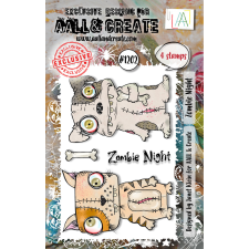 AALL & Create Zombie Night Szilikonbélyegző Stamp Set A7 1 db bélyegző