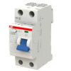 ABB Ltd. ABB 2CSF202101R1250 F202A-25/0.03 Áramvédő kapcsoló (FI-relé), 2P, In=25A, 30mA, A típus