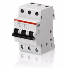 ABB Ltd. Kismegszakító 3P B 6A 4,5kA 230/440V AC (SH203L-B6) villanyszerelés