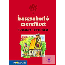  ABC-ház 1. osztály - PIROS cserefüzet tankönyv
