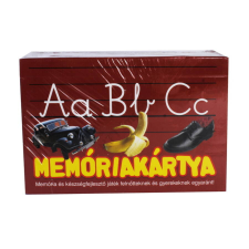 ABC memóriakártya játék party kellék
