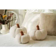  Aberto Design Cushion White Bal Kabagi Small - White lakástextília