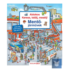  Ablakos Keress, találj, mesélj! Mentőjárművek gyermek- és ifjúsági könyv
