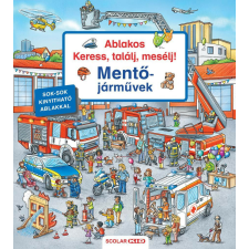 Ablakos - Keress, találj, mesélj! - Mentőjárművek gyermek- és ifjúsági könyv