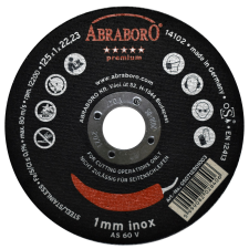 Abraboro Chili inox Premium fémvágókorong 125x1,0x22,23 mm (25db/csomag) csiszolókorong és vágókorong