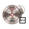 Abraboro gyémánttárcsa Turbo 230x2,8x22,23 mm (No.17) (1db/csomag)