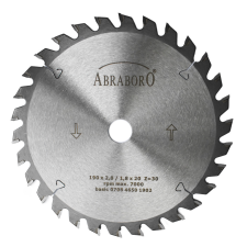 Abraboro HM körfűrészlap Basic 250x3,2x30 mm / 24 TCT (1db/csomag) fűrészlap
