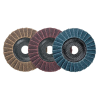 Abraboro lamellás polírozó, piros 115x22 mm medium (1db/csomag)