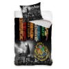 Ábránd Harry Potter ágyneműhuzat, 140x200 + 70x90 cm, Hogwarts - Zászló (100 % pamut)