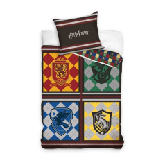 Ábránd Harry Potter ágyneműhuzat, Címer (100 % pamut) babaágynemű, babapléd