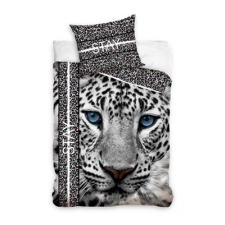 Ábránd Leopárd ágyneműhuzat, Black and White (100% pamut) lakástextília