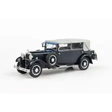 Abrex Skoda 860 (1932) 1:43 - Dark Blue, Játékautó autópálya és játékautó