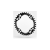 Absolute Black MTB OVAL első lánckerék 28T, 4x64 mm, 1x9-12s, narrow-wide, alumínium, fekete