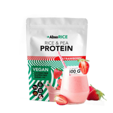 AbsoRice AbsoRICE protein - vegán fehérjepor (500 g, Eper) vitamin és táplálékkiegészítő