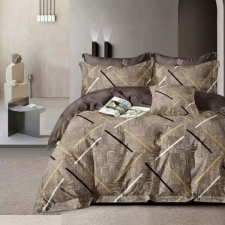  Absztrakt mintás ágyneműhuzat Barna-Bézs   – 3 részes M05-01-06 lakástextília