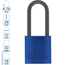 Abus 72AS/30HB38 LOTO munkavédelmi kizáró lakat - Kék - 874468 lakat