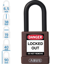 Abus 74/40 LOTO munkavédelmi kizáró lakat - Barna - 591143 lakat
