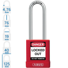 Abus 74BS/40HB75 KA - Egységkulcsos lakat (Több lakat azonos kulccsal) - Piros - 857553 lakat