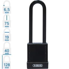Abus 76/40HB75 LOTO munkavédelmi kizáró lakat - Fekete - 848322 lakat