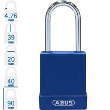 Abus 76IB/40 LOTO munkavédelmi kizáró lakat - Kék - 847974 lakat