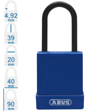 Abus 76PS/40 LOTO munkavédelmi kizáró lakat - Kék - 848100 lakat