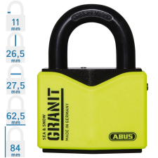 Abus Granit 37/55 Sea & Snow SZP KA egységkulcsos lakat lakat