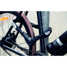 Abus láncos lakat Steel-O-Chain 9809K/85, XPlus zárszerkezettel, fekete kerékpáros kerékpár és kerékpáros felszerelés