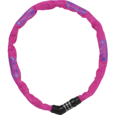 Abus láncos lakat számzárral Steel-O-Chain 4804C/75, pink kerékpáros kerékpár és kerékpáros felszerelés