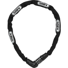 Abus láncos lakat számzárral Steel-O-Chain 5805C/75, fekete kerékpáros kerékpár és kerékpáros felszerelés