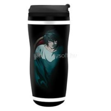 Abysse Corp. Death Note "L" 355ml műanyag utazó bögre (ABYTUM033) bögrék, csészék