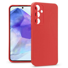 ACCMOBILE Samsung Galaxy A55 5G, Telefontok, Szilikon, Kamerasziget védelem, Piros tok és táska