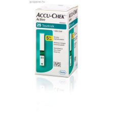 ACCU CHEK Accu Chek Active vércukor tesztcsík 25db gyógyászati segédeszköz