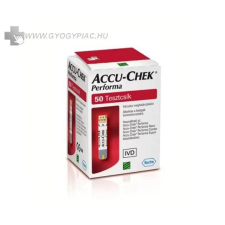  ACCU CHEK PERFORMA Vércukormérő tesztcsík 50 db gyógyászati segédeszköz