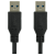 Accura ACC2268 USB-A apa - USB-A apa 3.0 Adat és töltő kábel - Fekete (1m)
