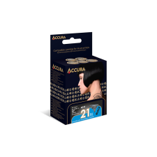 Accura (HP No. 21XL C9351CE) Tintapatron - Fekete (AC-H21BXL RE) nyomtatópatron & toner