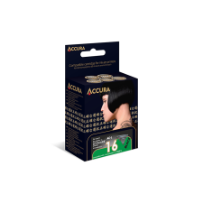 Accura (Lexmark No. 16 10N0016) Tintapatron - Fekete (AC-L16B RE) nyomtatópatron & toner