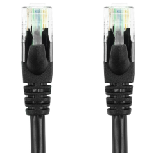 Accura UTP CAT6 Patch kábel 0.25m - Fekete (ACC2324) kábel és adapter