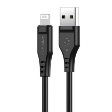 AceFast C3-02 USB-A apa - Lightining apa Adat- és töltőkábel - Fekete (1.2m) kábel és adapter