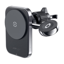 AceFast D18 Mágneses Mobiltelefon autós tartó/töltő - Fekete (D18 BLACK) mobiltelefon kellék