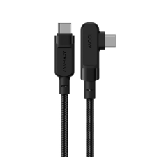 AceFast ferde kábel Type-c USB - USB Type C 2m, 100W (20V / 5A) fekete (C5-03 fekete) kábel és adapter
