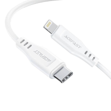 AceFast USB kábel MFI Acefast C3-01, USB-C Lightning, 30W, 1,2m (fehér) kábel és adapter