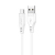 AceFast USB -kábel - Type-c USB 1,2M, 3A fehér (C3-04 fehér)