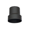 Acél füstcső bővítő 150-160mm, vegyestüzelésű kazánhoz, vastagfalú (2mm), fekete (ps-13168)
